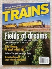 TRAINS magazine DECEMBER 2004 - Perishable trains, Today's Steel Rail picture