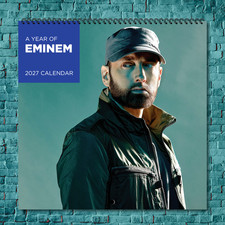 Eminem 2027 Wall Calendar 12 Month Celebrity Photo Fan Collectible picture