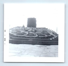 Old Vintage Square Photo NIAGARA FALLS FLOWER CLOCK QUEENSTON ONTARIO CANADA picture