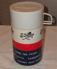 Thermos Mr. Zip USPS Mailman Vintage Plastic Thermos Jug w/ Handle & Cap picture