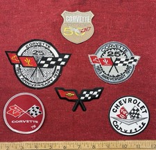 Corvette Anniversary And Vintage Patches. (6) In total picture