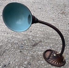 VINTAGE DECO 1930s SUPREME GOOSENECK DESK LAMP IN UNTOUCHED CONDITION.. picture