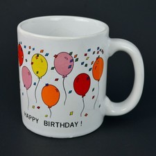 Vintage Happy Birthday Coffee Mug picture