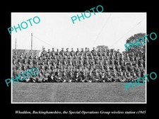 OLD HISTORIC PHOTO WHADDON ENGLAND WWII BRITISH MILITARY WIRELESS UNIT c1945 picture