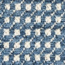 Schumacher Soft Textured Versatile Chenille Fabric- Toscana / Blue 1.30 yd 73502 picture