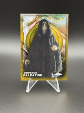 2026 Topps Chrome Star Wars - Emperor Palpatine #66 - Gold Refractor /50 picture