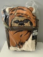 Loungefly Star Wars Wicket Ewok Faux Fur Crossbody Bag Purse NWT Rare Retired picture