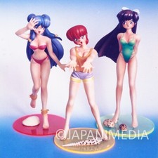 Ranma 1/2 Ranma Female & Shampoo & Ukyo 1/8 Scale Resin Cast Model Kit Musashiya picture