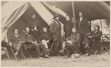 Photo:Grant and staff at City Point, summer 1864 picture