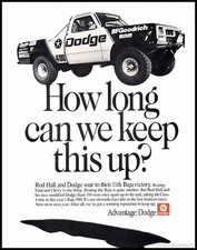 1991 Dodge Ram Truck Race Vintage Advertisement Print Art Car Ad J63 picture