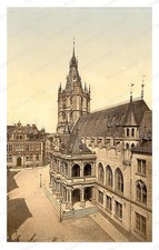 Cologne Germany City Hall Standard Postcard COPY RPPC picture