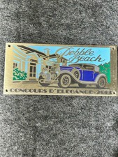 2013 Pebble Beach Concours d'Elegance Dash Plaque -  LINCOLN Ltd Ed picture