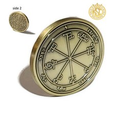 Sixth Pentacle of Saturn Talisman Saturn Magic Rare Seal 72 Names of God picture