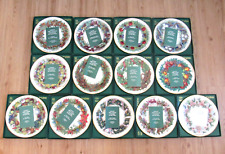 Lenox 13 Colonial Christmas Wreath Plates w/ Box & COA  Complete Set picture