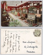 1908 London Franco-British Exhibition Canadian Pavilion Postcard Posted 1909 picture