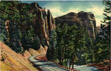 Vintage Postcard- Palisades and Shoshone River. picture