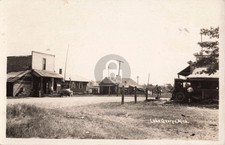 Street View, Lake George MI Michigan 1927 RPPC Photo Postcard COPY picture