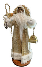LYNN HANEY SANTA Vintage 1995 Gold/White ”Santa Of Peace