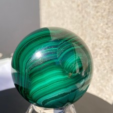 250g Natural Malachite sphere quartz crystal Gemstone specimen healing ball picture