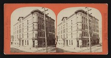 Photo:Baltimore MD 1860s Edifice Building Streetcar Stereoview W M Chase picture