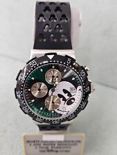 BRAND NEW IN BOX DISNEY STORE 1990 MICKEY MOUSE WATCH DIVERS CHRONOGRAPH A 3 ATM picture