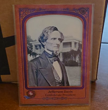 Historic Autographs 2022 Counterparts #1A Jefferson Davis Serial Numbered 1/1 picture