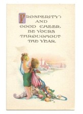 Antique Greetings Postcard c1910s picture