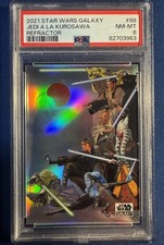2021 Topps Chrome Star Wars Galaxy #88 Jedi a La Kurosawa Refractor PSA 8 NM/MT picture