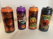 Halloween Cool Gear Travel Cup Tumblers Lot Of 4 - Fall Decoration Spooky Fun picture
