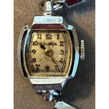 Vintage 1947 Bulova 17J Ladies Manual Wind Watch 10K Gold Filled Running picture