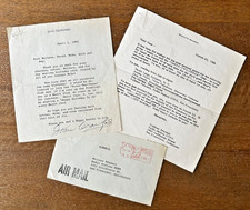 Joan Crawford Signed Letter w/Envelope & Orig. 1966 Letter from Wallace Brazeal picture