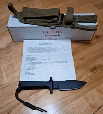 ROBSON RPW X46 SURVIVAL, TACTICAL KNIFE ANDY FRANCO DESIGN LOA, EXC COND picture