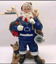 Danbury Mint Penn State Football Santa Claus Figure PSU Christmas Fan Statue picture