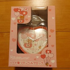 SAN-X Rilakkuma Heart-shaped twin bell clock 2009 SAN-X SAN-X SAN-X SAN-X SAN-X picture