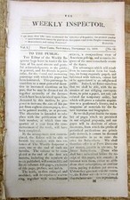 Rare 1806 early political campaign newspaper in SUPPORT of THE FEDERALIST PARTY picture