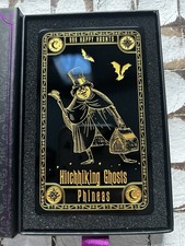 Disney World Arribas Haunted Mansion Phineas Tarot Card Glass Hitchhiking Ghost  picture