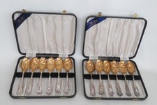 William Adams Sheffield England 12pc Boxed Set Spoons EPNS A1 Silver Plate 4962B picture