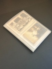 ALBOUM WITH 56 ANTIQUE REAL PHOTO POSTCARDS AND PHOTOS. Collector's Estate lot. picture