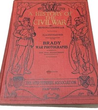 FINE 1912 Lossing History of the Civil War Brady Photos Illustrated Quarto Book picture