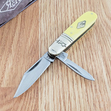 Rough Ryder Barlow Classic Pocket Knife Carbon Steel Blades Synthetic Handle picture