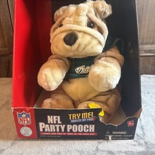 Gemmy 2001 Party Pooch Dancing Dog NFL Miami DolphinsWho Let the Dogs Out Works picture