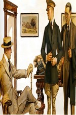 1920s Men's Fashion Poster - Vintage UK Design 🇬🇧🕰️ - Retro Home Decor picture