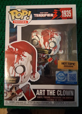 Funko Pop Vinyl Terrifier 3 Art the Clown Figure #1935 Hot Topic Exclusive NEW picture