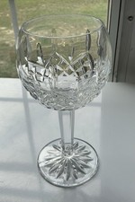 Waterford Crystal Lismore Hock Red Wine Glass PRISTINE CONDITION picture
