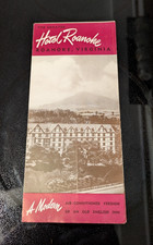Vintage Brochure Hotel Roanoke Virginia Hotel Roanoke Booklet picture