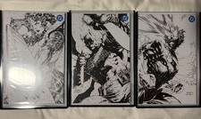 SDCC 2026 Jim Lee Absolute Batman 22, Superman 21, WW 22 Black White Set picture