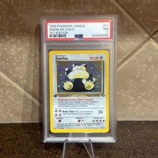 Snorlax-Holo #11 1999 Pokemon Jungle PSA 7 1st Edition picture