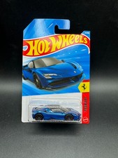 HOT WHEELS FERRARI SF90 STRAFDALE BLUE 41/250 T7 picture