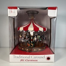 Vintage 2007 Mr. Christmas Traditional Carousel NOS Unused Open Box picture