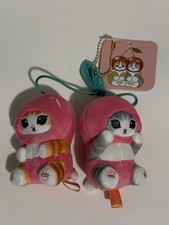 Mofusand Cherry Plush Keychain Mascot Fruits Cat Cherry picture